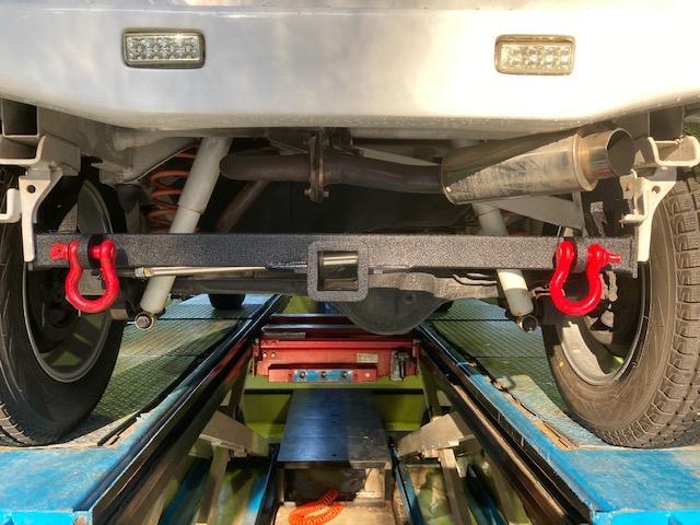 スズキ JB23W ジムニー ヒッチメンバー取付け 【広島市 安佐北区