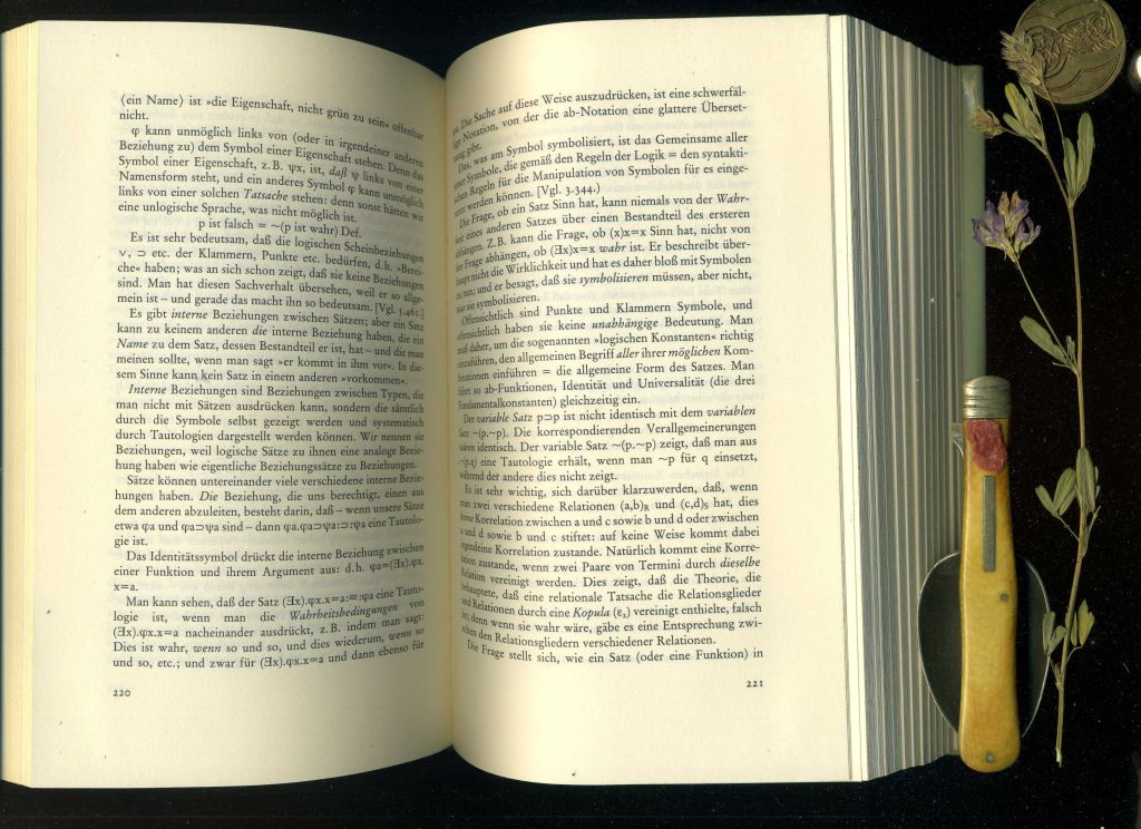 Ludwig Wittgenstein. Werkausgabe in 8 Bänden. Nur Band 1