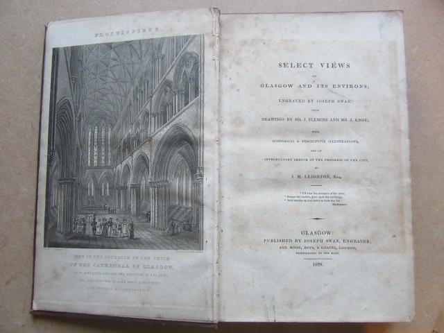 Swan's Select Views of Glasgow and its Environs. Engraved by