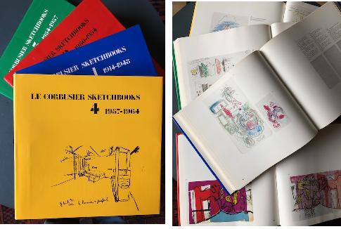 Le Corbusier Sketchbooks. Vol. I-1914-1948. Vol.II-1950-1954. Vol