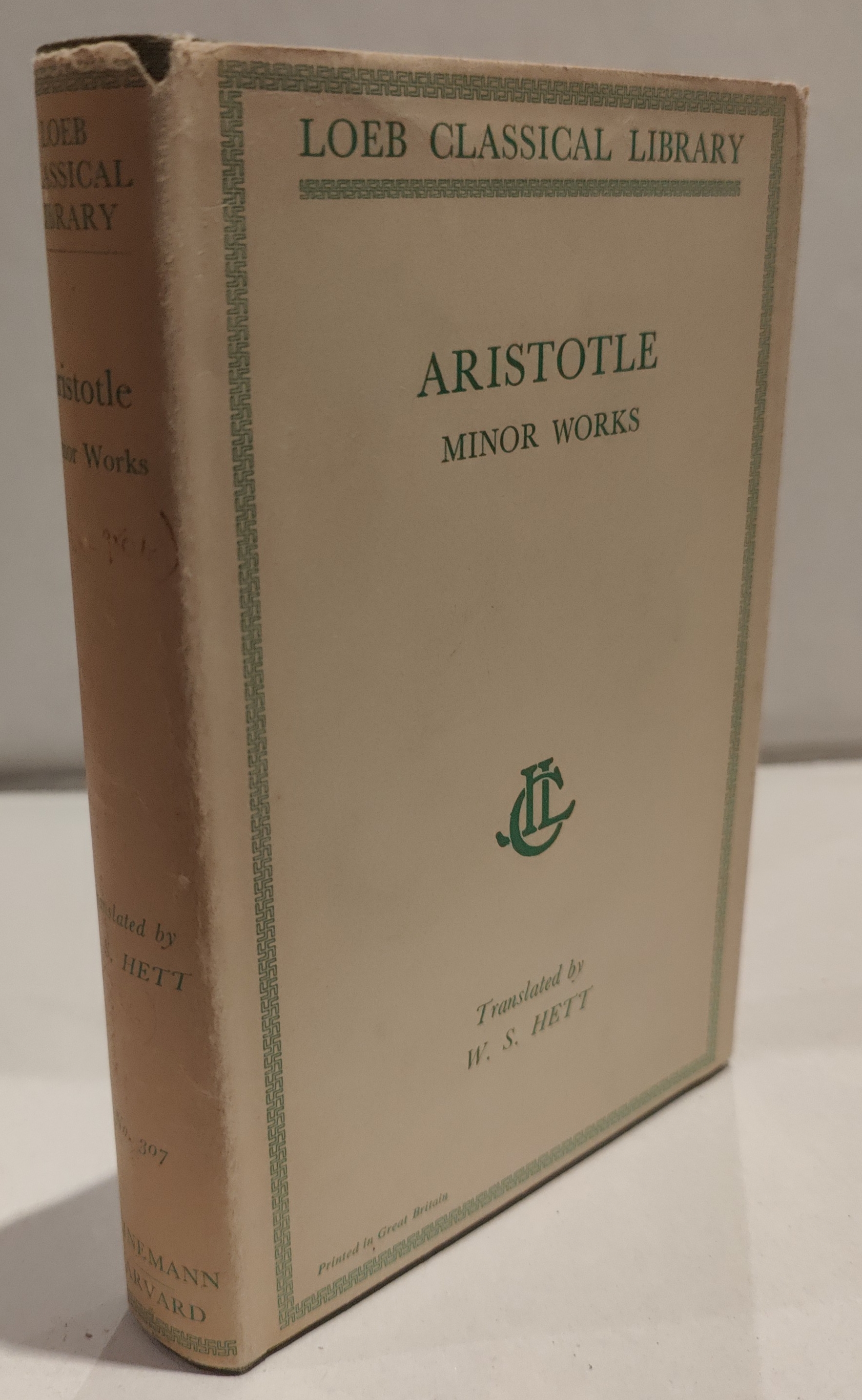 Loeb Classical Library - Wikipedia アリストテレス Loeb Classical