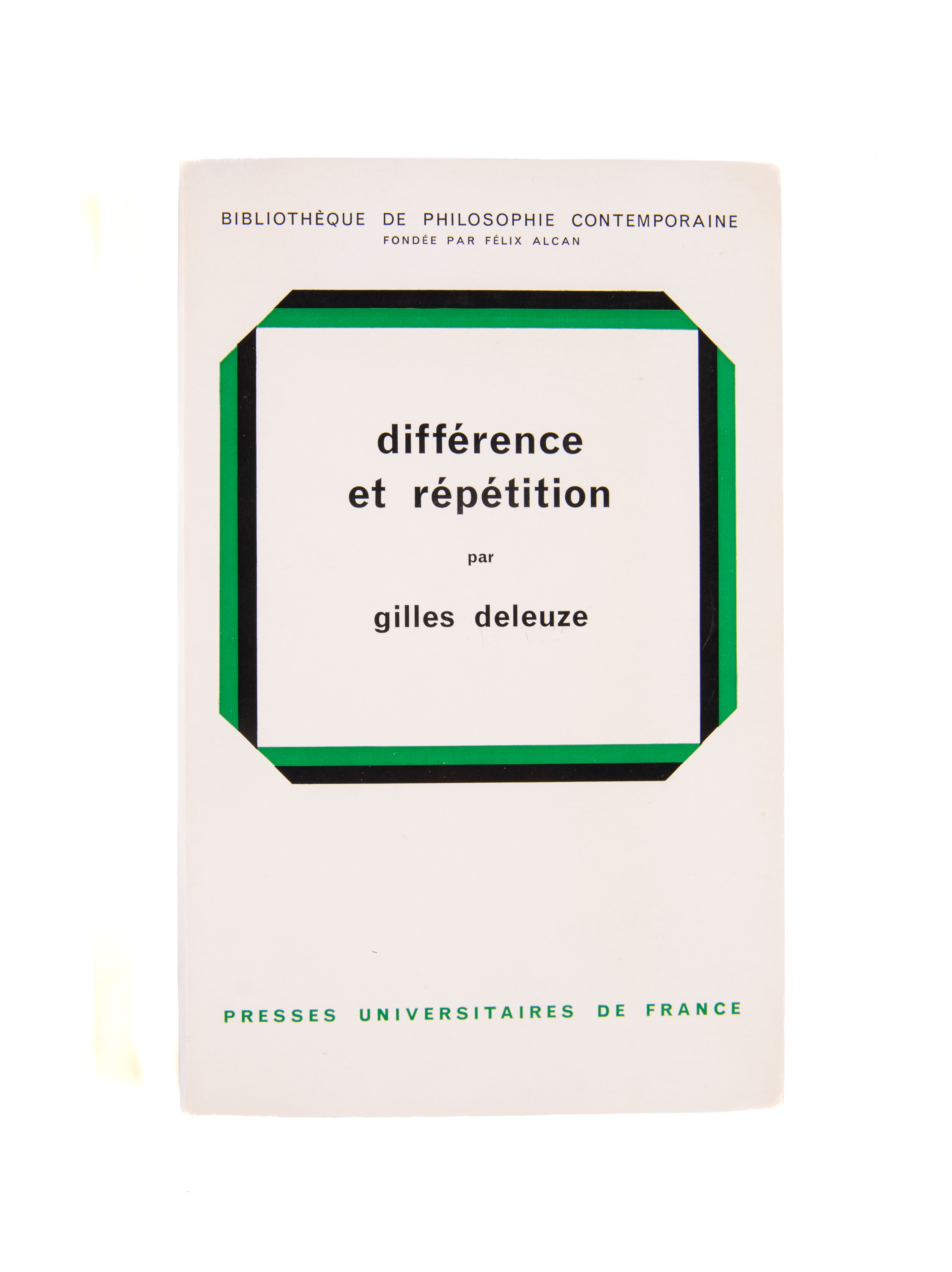 Différence et répétition. by DELEUZE (Gilles).: (1968) Signed by