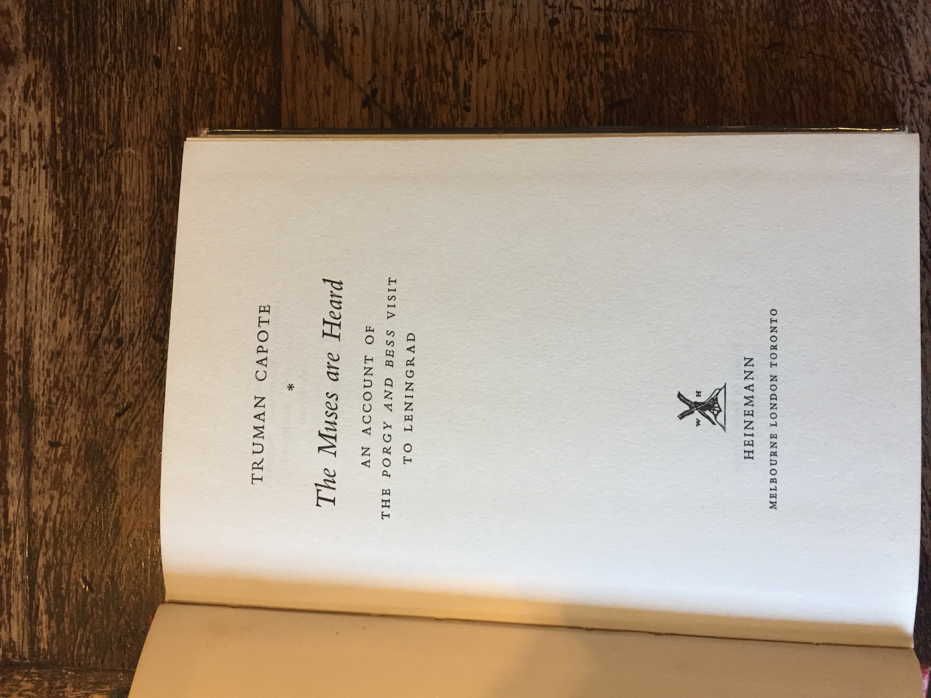 The Muses Are Heard - An account of The Porgy and Bess visit to