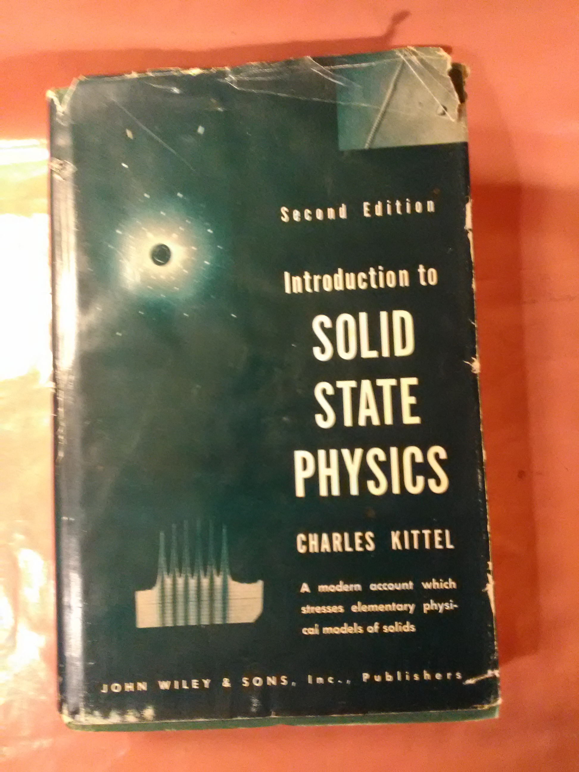 Introduction to Solid State Physics by Kittel, Charles: Good