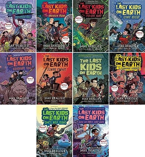 The Last Kids on Earth Series 10-Book Set by Max Brallier: new