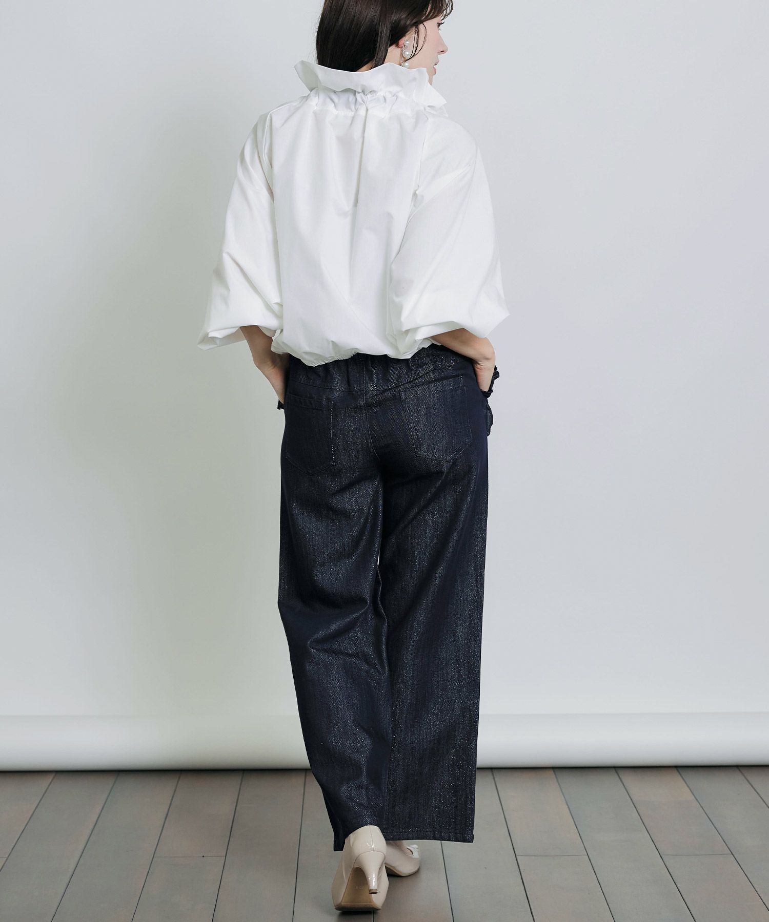 ビッグカラーグログランリボンブラウス | PICCIN (ピッチン) 公式通販