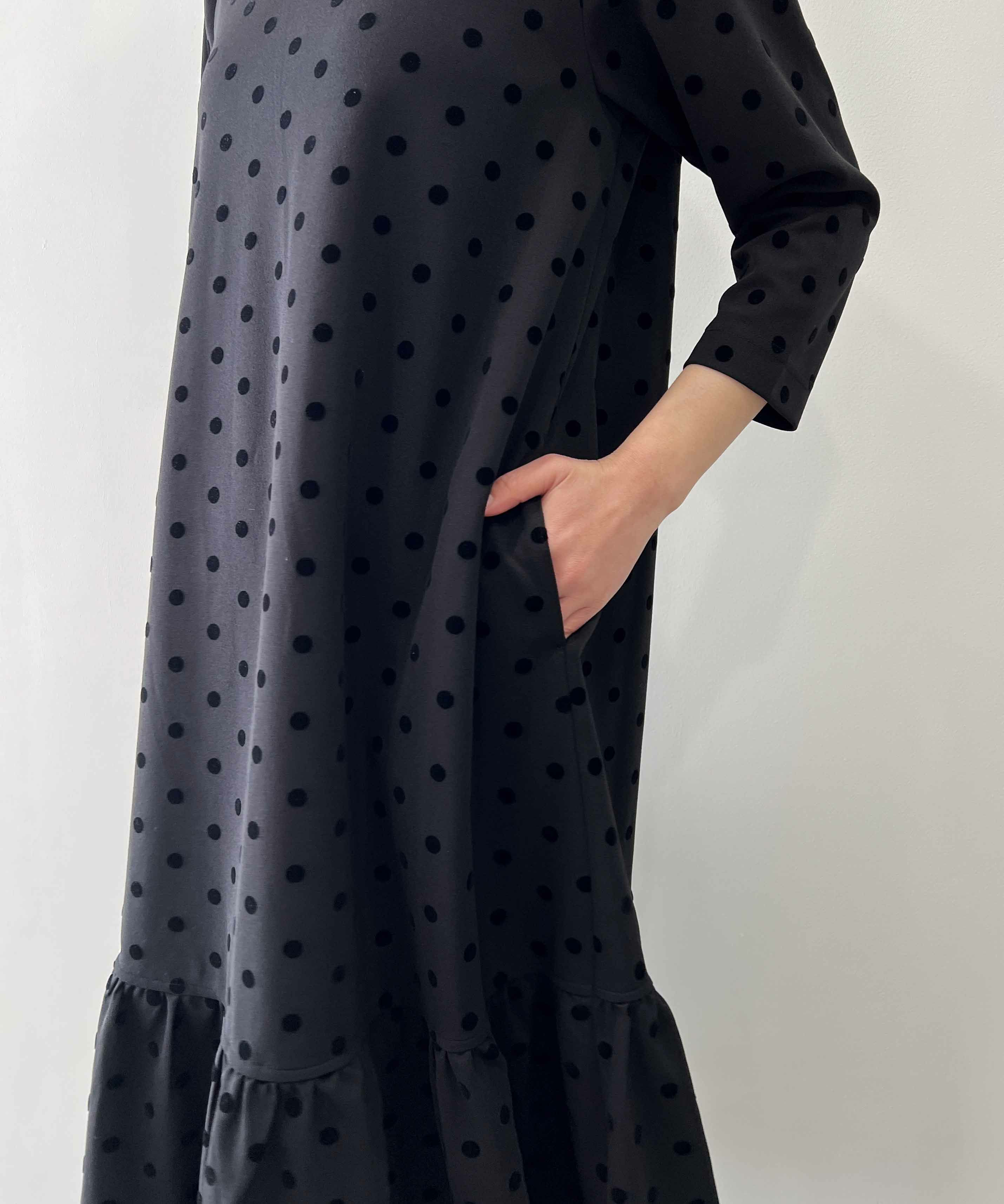 フロッキードットロングワンピース | PICCIN (ピッチン) 公式通販