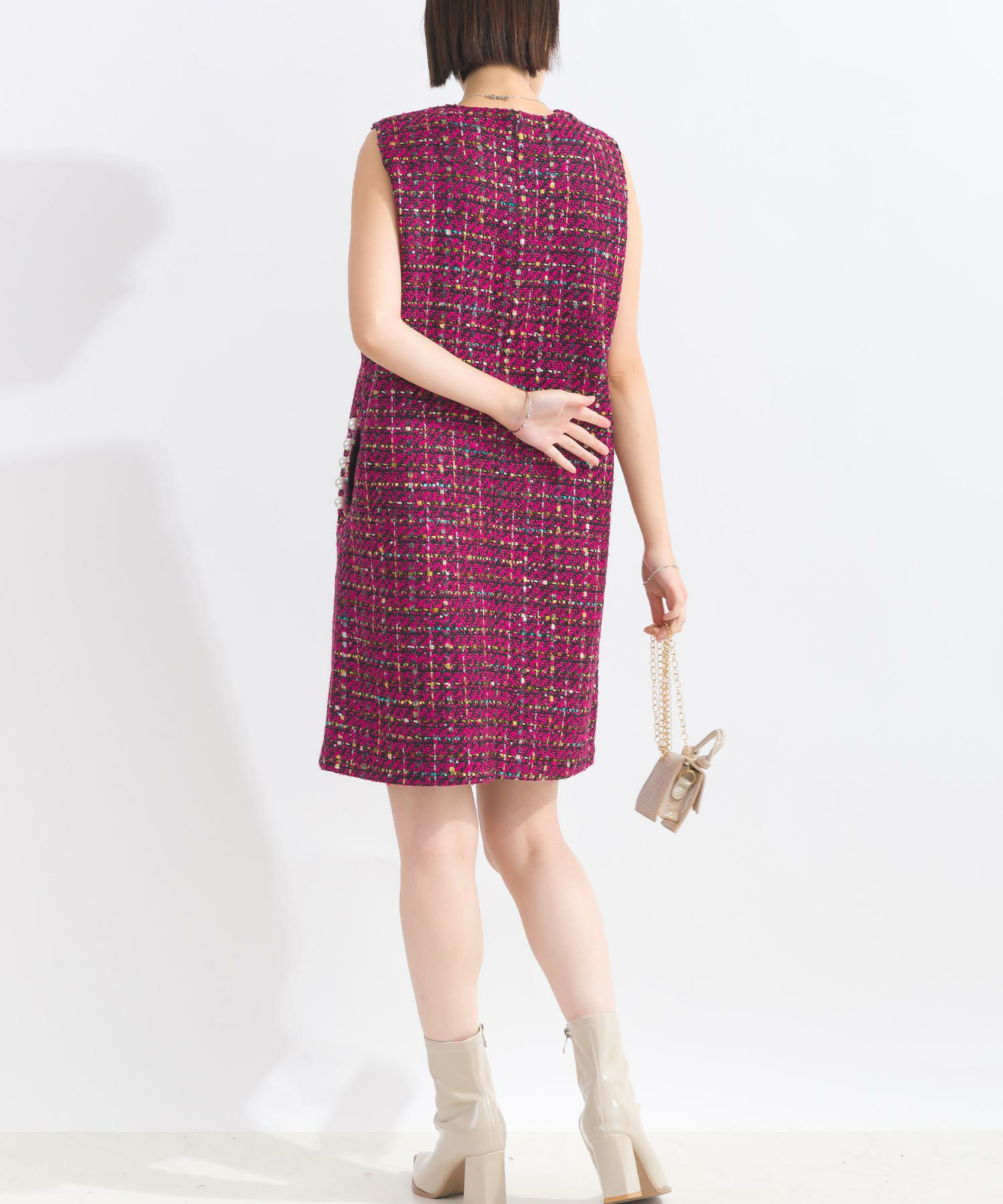 ポケットパールツイードワンピース | PICCIN (ピッチン) 公式通販