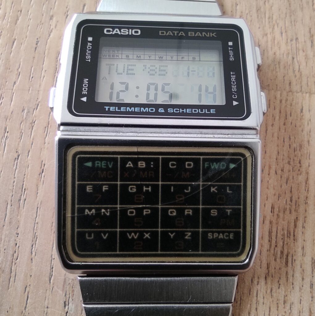 CASIO DATABANK（カシオ データバンク）DBC-610の電池を交換。時刻