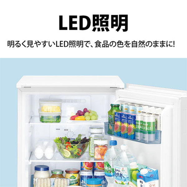 SHARP SJ-GD15J-W クリアホワイト PLAINLY [冷蔵庫 (152L・左右フリー