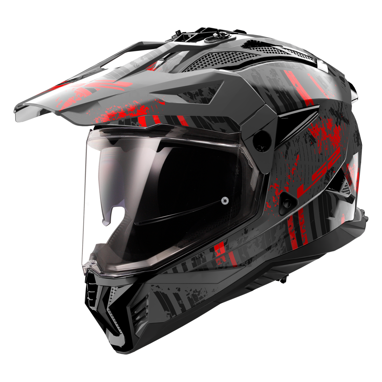 LS2 MX702 Pioneer II Adventure Helmet Crazy | 24mx