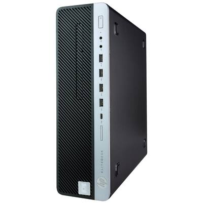 HP Refurbished Excellent ProDesk 600G4 SFF Desktop PC, Hexa Intel