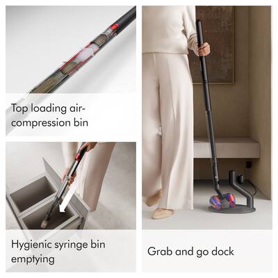 Dyson PencilVac Fluffycones Cordless Vacuum Black/Black 492695-01