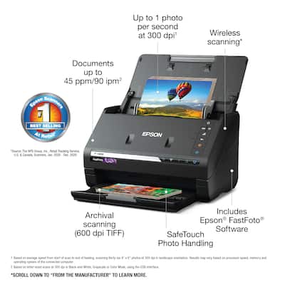 Epson FastFoto FF 680W Wireless High speed Photo Scanning System