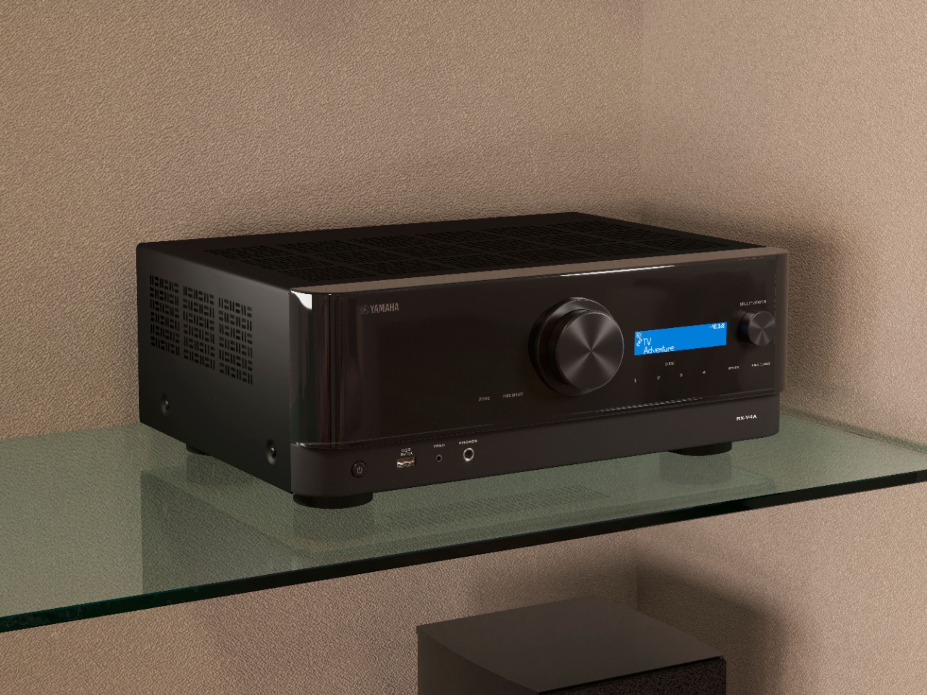 Yamaha RX V4A 5.2 channel AV Receiver with 8K HDMI and MusicCast