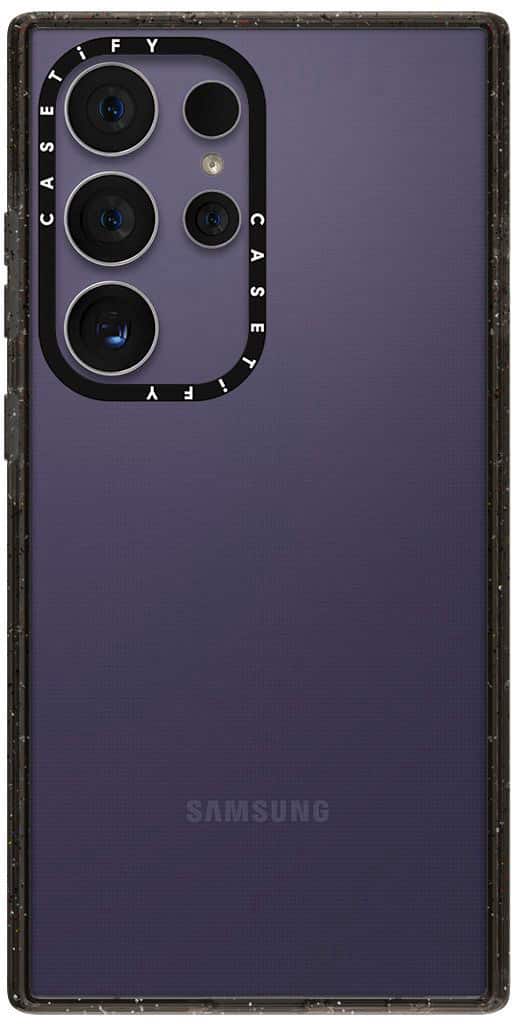 CASETiFY Impact Case for Samsung Galaxy S24 Ultra Clear/Black CTF