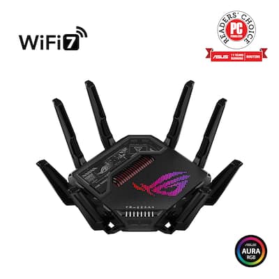 ASUS ROG Rapture GT BE98 Pro BE30000 Quad Band Wi Fi 7 Gaming