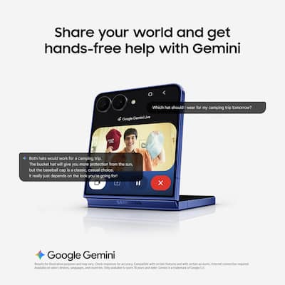 Samsung Galaxy Z Flip7 256GB (Unlocked) Jet Black SM-F766UZKAXAA