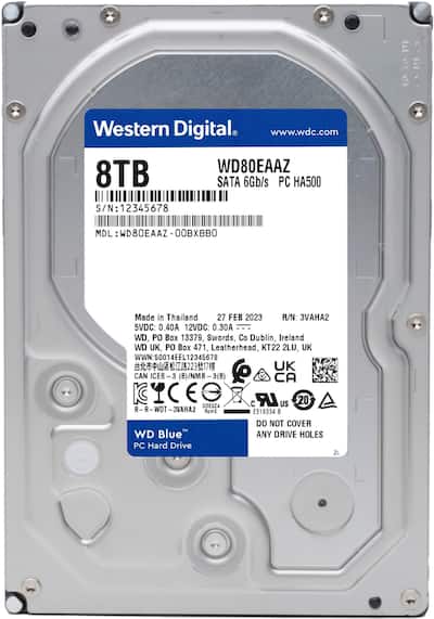 WD Blue 8TB PC Internal Hard Drive for Desktops WD80EAAZ - Best Buy