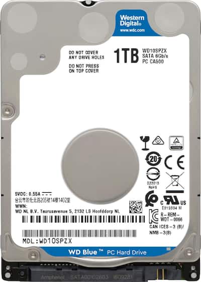 WD Blue 1TB PC Internal Hard Drive for Laptops WD10SPZX - Best Buy
