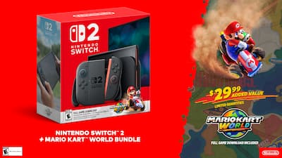 Switch 2 + Mario Kart World Bundle Nintendo Switch 2 - Best Buy