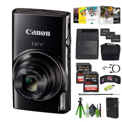 Canon Compact Camera IXY 650 12x Optical Zoom IXY650 Bundle