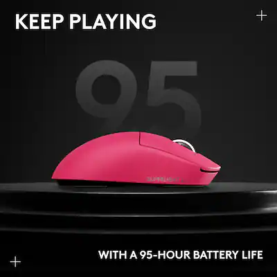 Logitech PRO X SUPERLIGHT 2c LIGHTSPEED Lightweight Compact