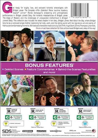 Bridget Jones: The Complete 4 Film Collection [DVD] [Standard