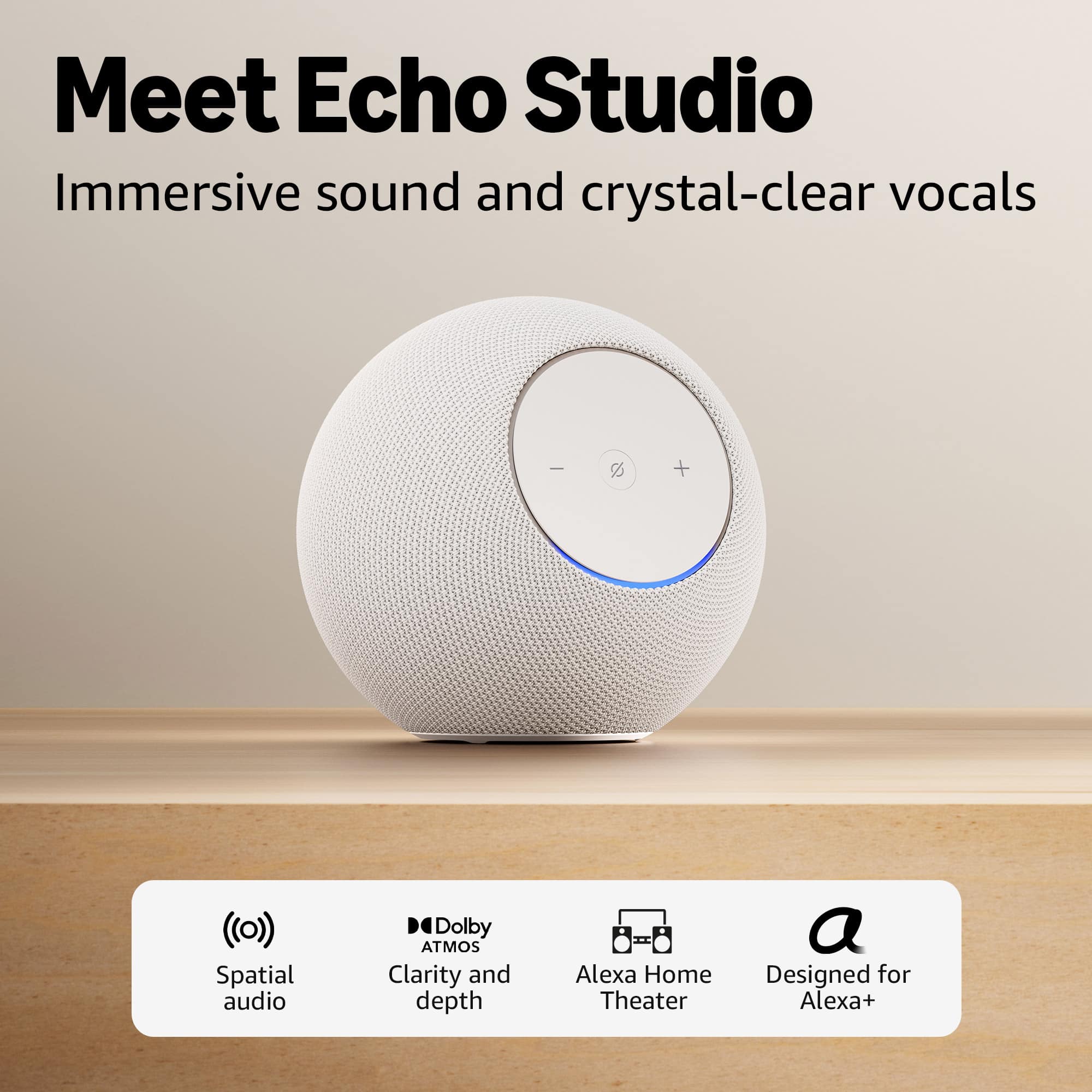 Amazon Echo Studio (newest model) our best Echo Studio yet