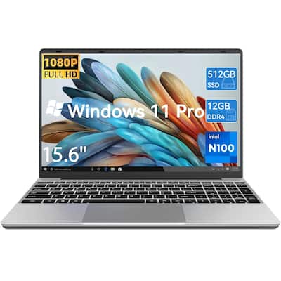 FEONAL Windows 11 Pro Laptop 15.6inch, 12GB RAM 512GB SSD, 12th
