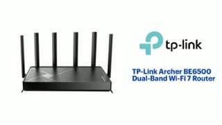 TP Link Archer BE6500 Dual Band Wi Fi 7 Router Black Archer BE6500