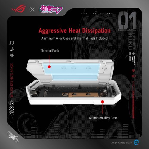 ASUS ROG Strix Arion M.2 NVMe SSD Enclosure Hatsune Miku Edition