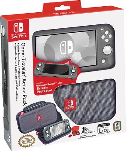 PopMarket Nintendo Switch Lite Game Deluxe Travel Case Action Pack
