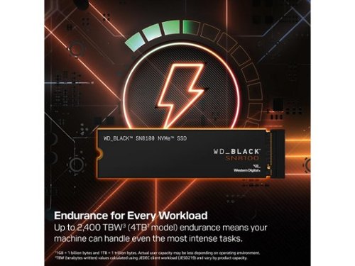 SanDisk WD_BLACK 2TB SN8100 NVMe SSD PCIe 5.0x4, M.2 2280, 14,900