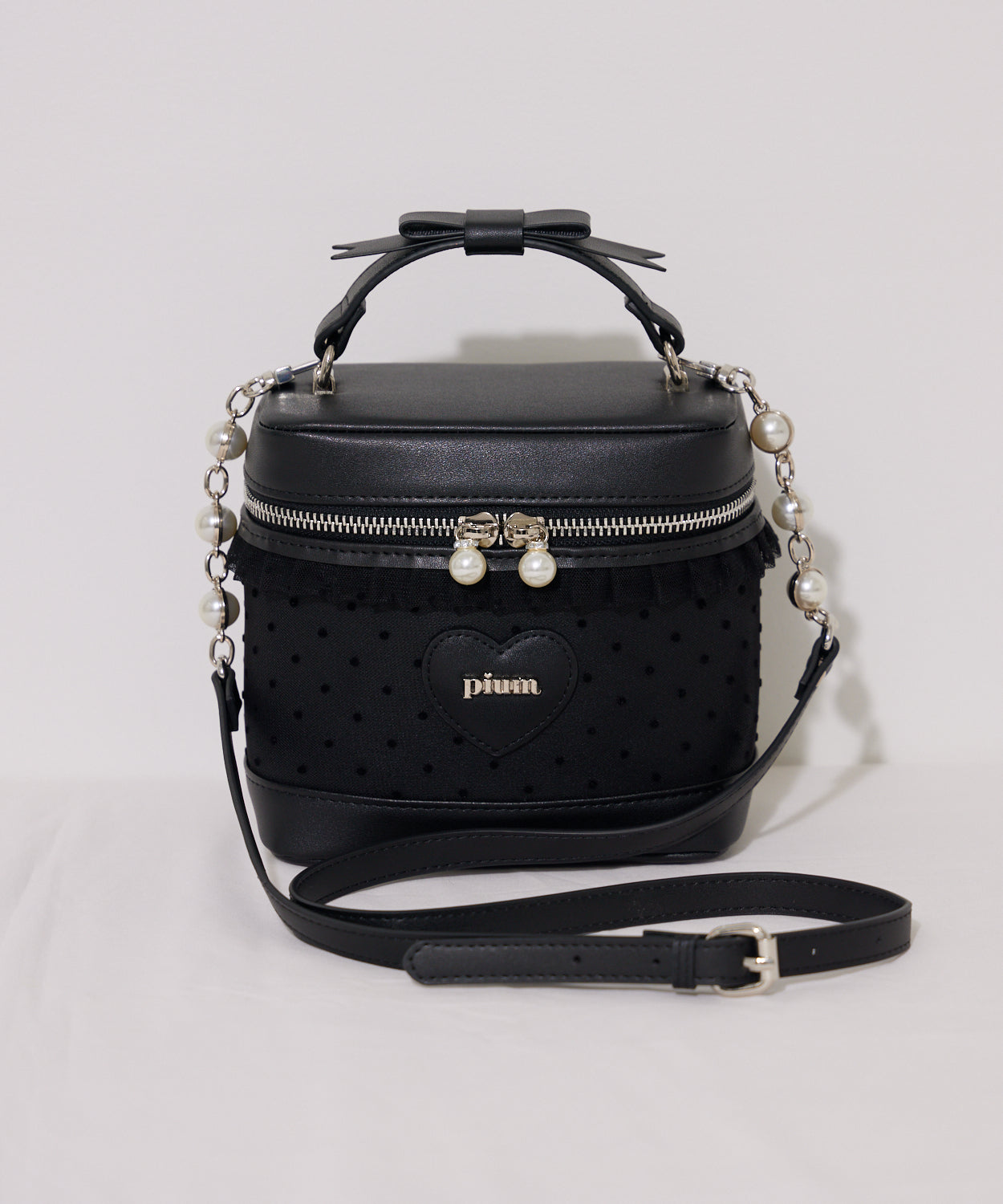 piumハートドットチュールバニティ