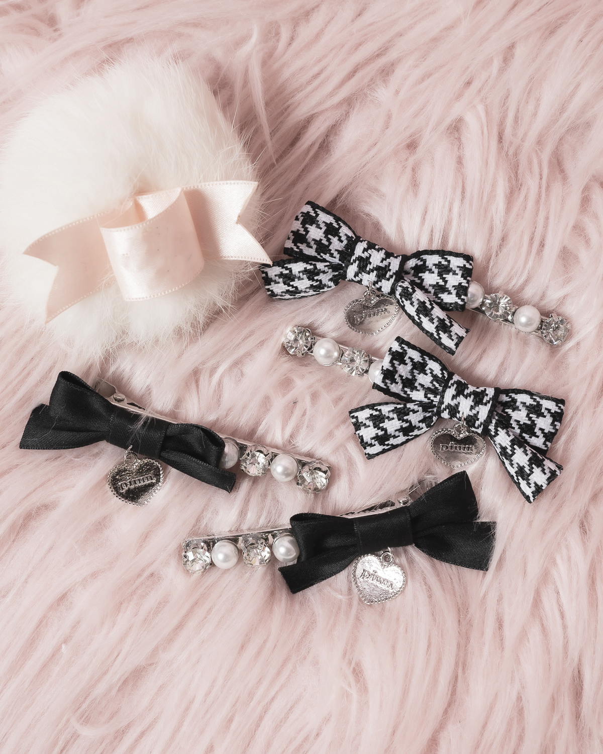 パールビジューリボンクリップセット – pium