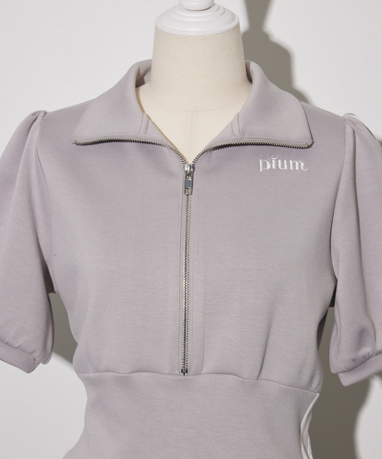 ダブルラインジャージミニワンピース – pium