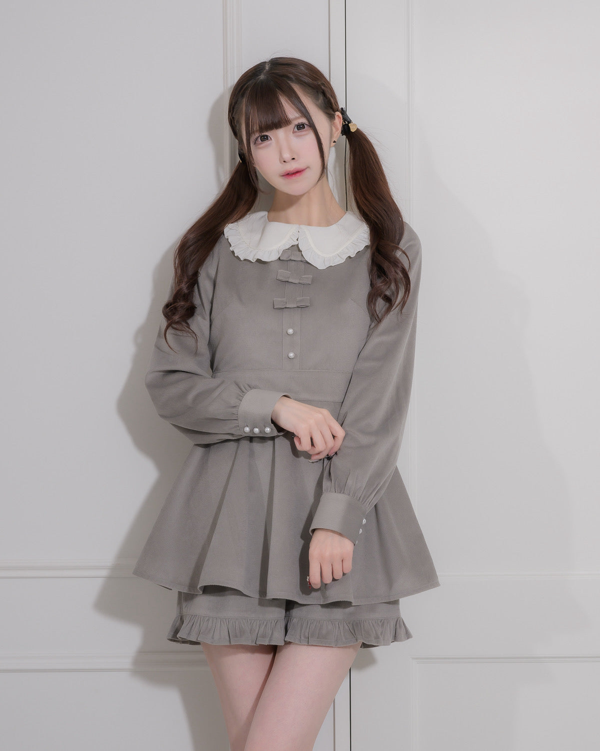 フロントリボンフリルカラーセットアップ – pium