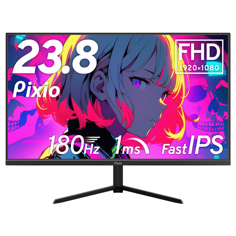 PX248PPBK / ブラック | 23.8インチ 180Hz FHD IPSゲーミングモニター