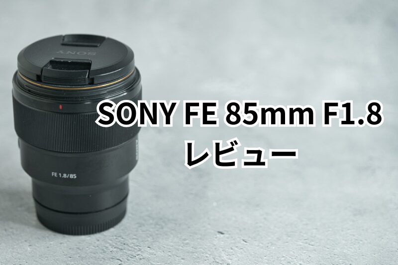 レビュー】Sony FE 85mm F1.8は解像力最強の無印レンズ【SEL85F18】