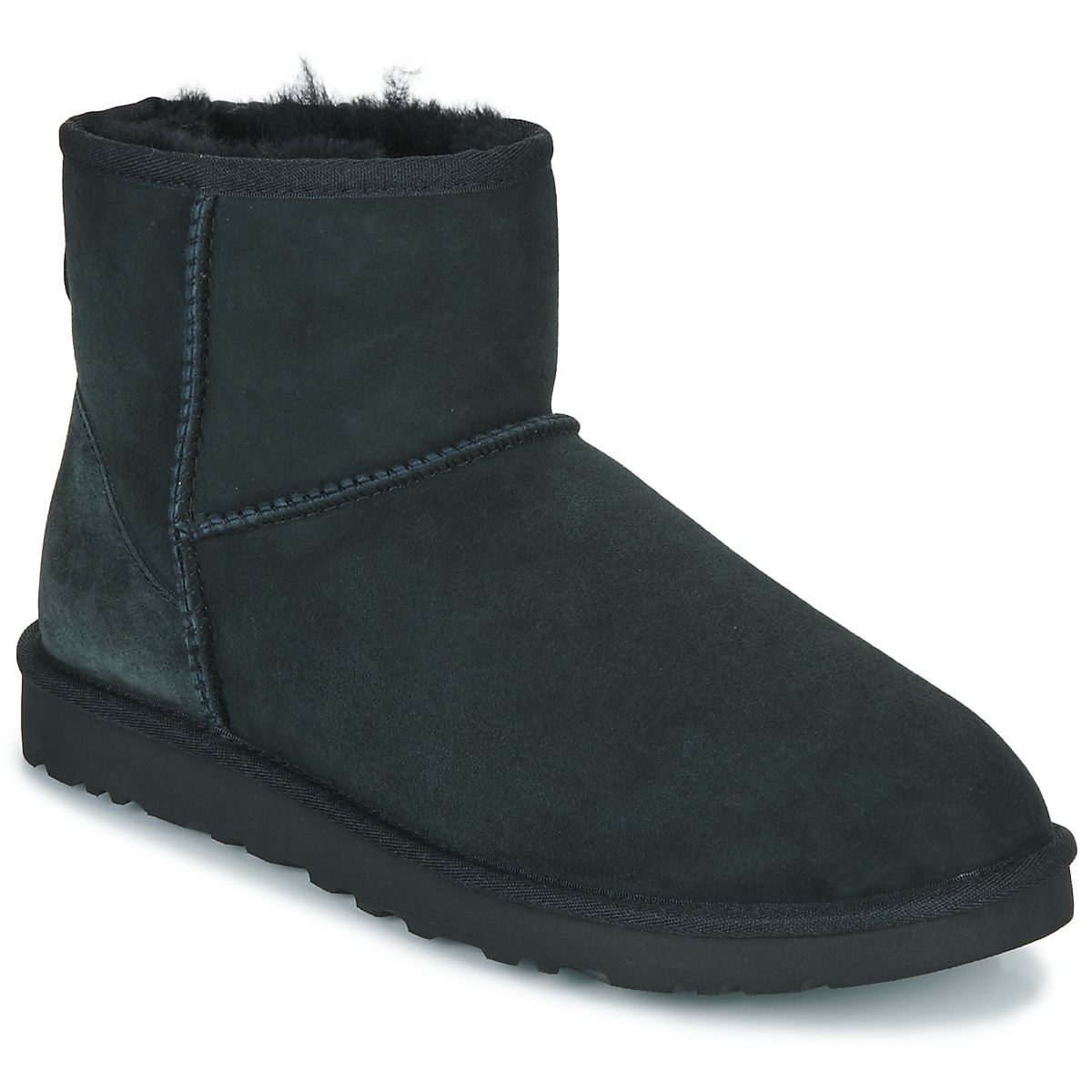 UGG CLASSIC MINI Black - Free delivery | Spartoo NET ! - Shoes Mid