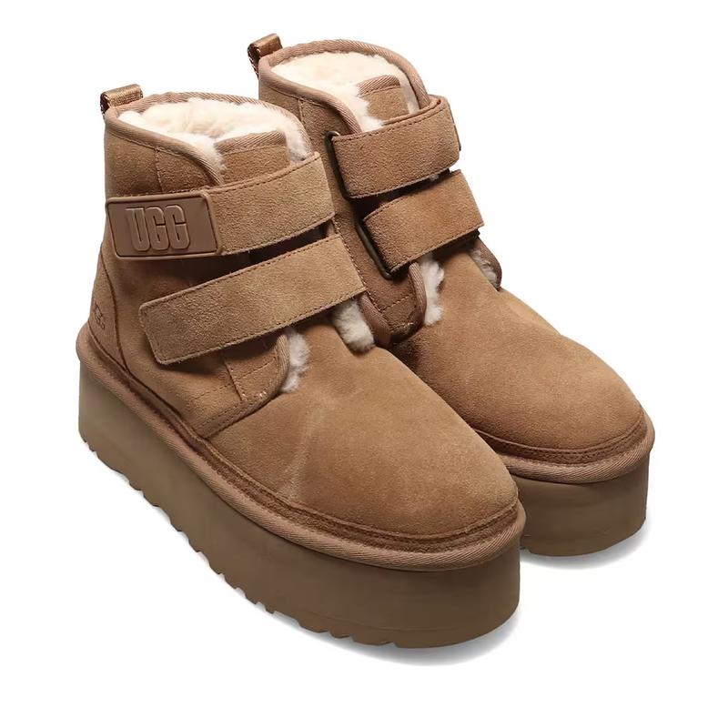 UGG W NEUMEL PLATFORM CHESTNUT（アグ ニューメル プラットフォーム