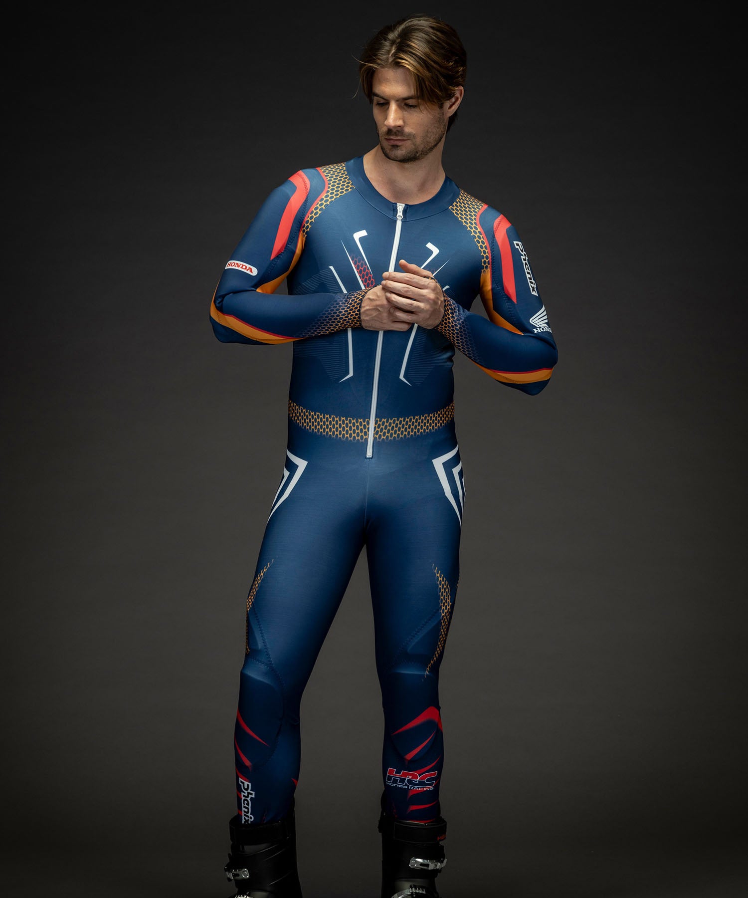 UNI】HONDA One Piece Racing Suit レーシングスーツ スキーウェア