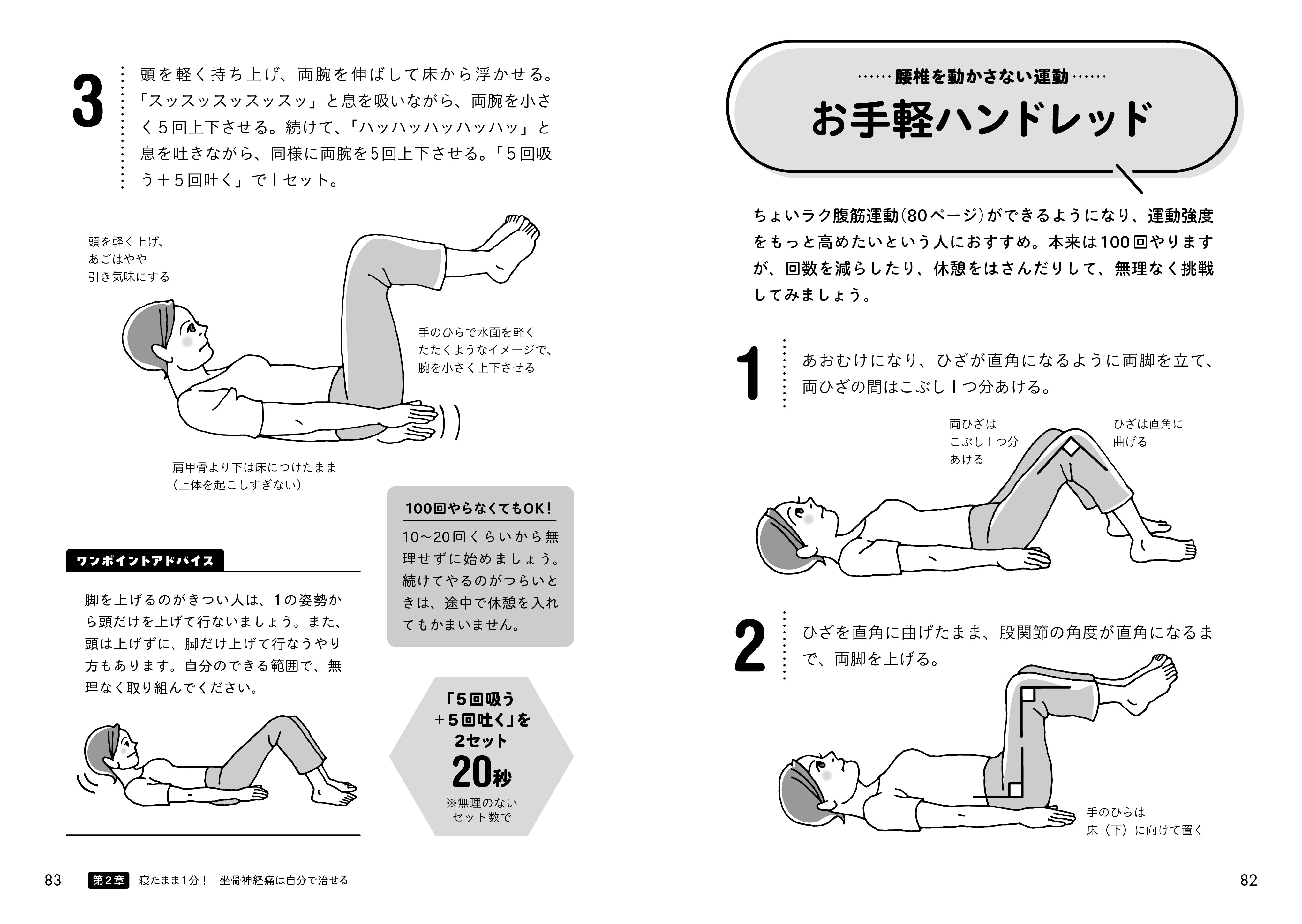 寝たまま1分「坐骨神経痛」スローストレッチ – PHP研究所 公式通販