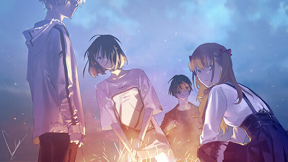 redjuice×loundraw 特別展「花火と幽霊」特設サイト