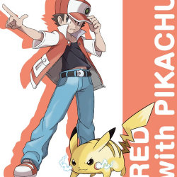 ポケットモンスター ARTFX J レッド with ピカチュウのフィギュア