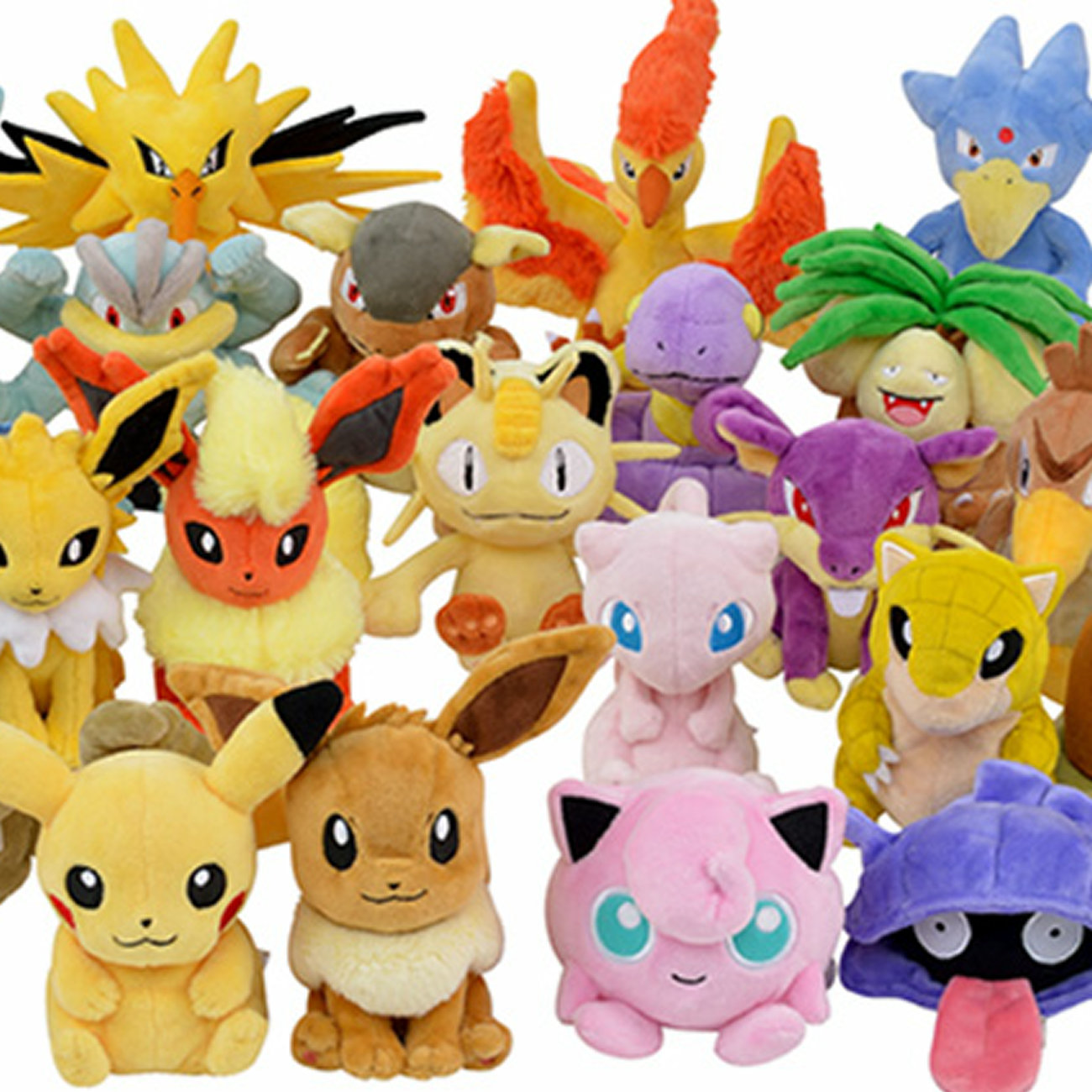 ポケモン赤緑、全151匹がぬいぐるみとして登場。コンプリートに18万円