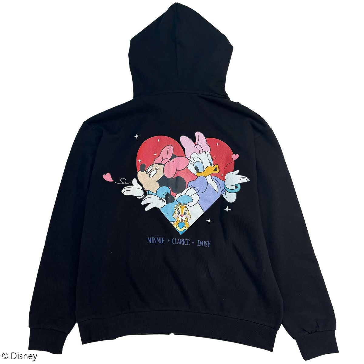 Disney】ミニーマウス＆デイジーダック＆クラリス/ジップパーカー