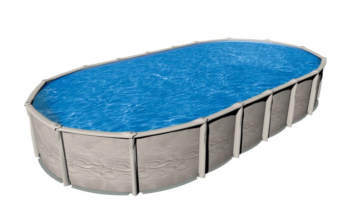 POOL360 | 15' x 30' Oval Discovery LX Above Ground Pool with 52