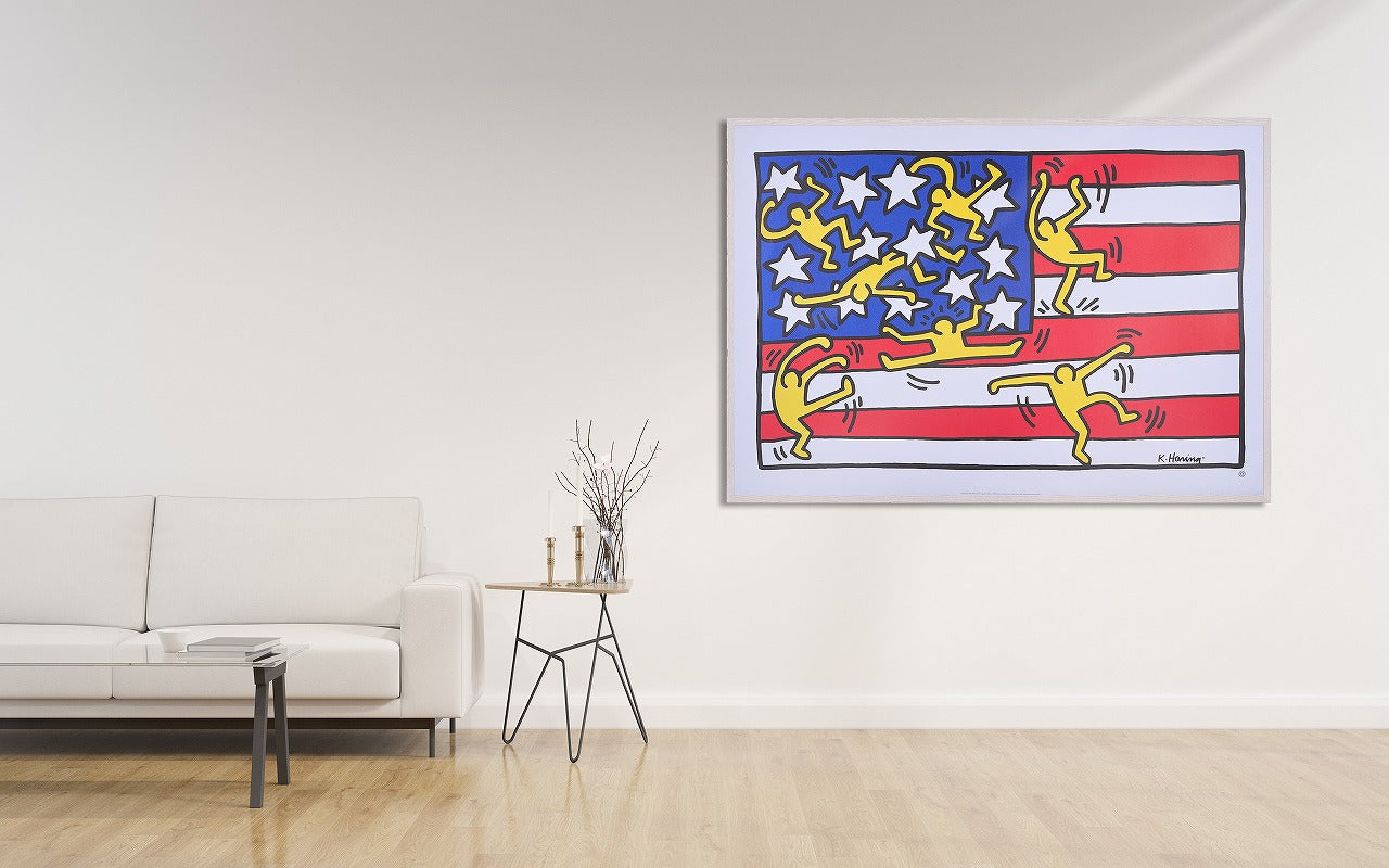 限定10枚】Untitled (American Flag) 1992 / キース・へリング | POP